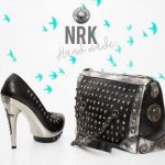 New Rock High Heels Pumps und Taschen